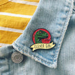 Load image into Gallery viewer, Ectogasm - "Clever Girl" Jurassic Park Enamel Pin - Gypsy's Graveyard, LLC