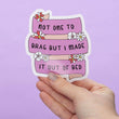 Load image into Gallery viewer, Punky Pins - Made it out of bed Large Vinyl Sticker - Gypsy's Graveyard, LLC