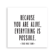 Load image into Gallery viewer, Quotable - Magnets - Because You Are Alive (Thich Nhat Hanh) - Gypsy's Graveyard, LLC
