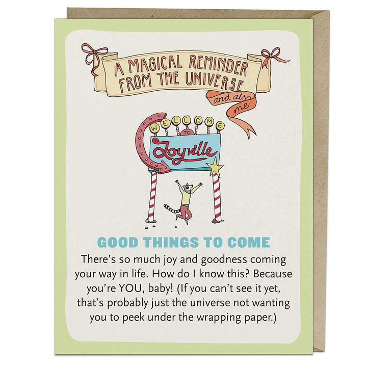 Emily McDowell & Friends - Good Things to Come Affirmators! Greeting Card - Gypsy's Graveyard, LLC