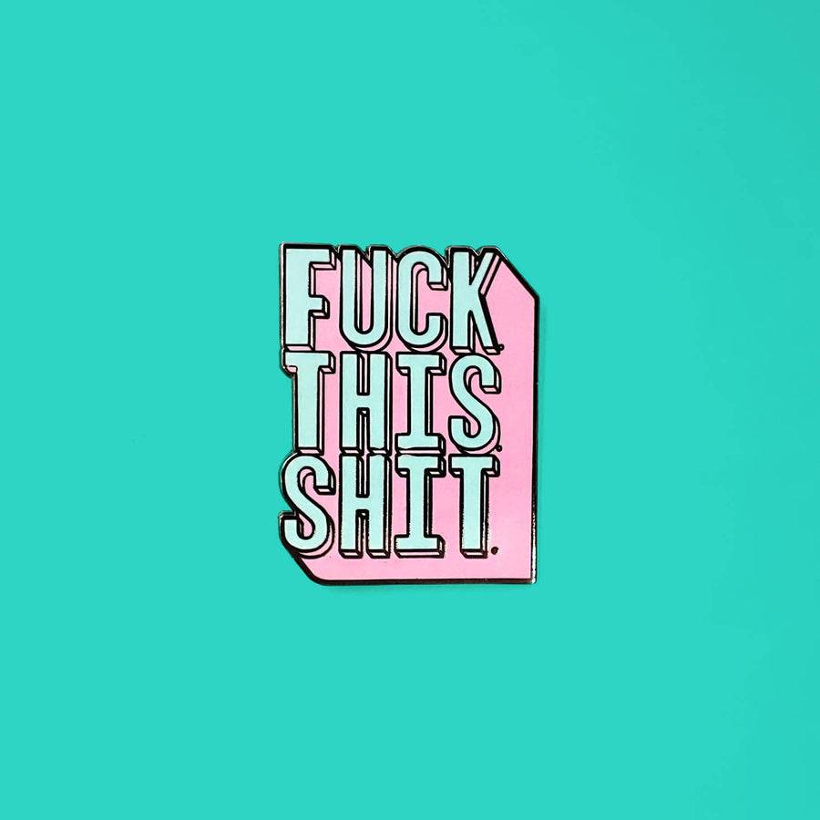 Holly Oddly - Enamel Pin, Fuck this shit - Gypsy's Graveyard, LLC