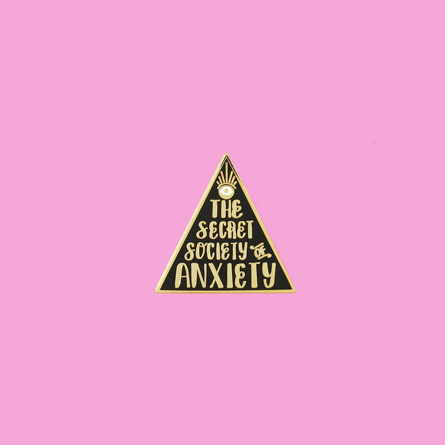 Holly Oddly - The Secret Society of Anxiety Hard Enamel Pin - Gypsy's Graveyard, LLC