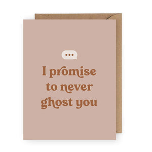 The Anastasia Co - Never Ghost You Card - Gypsy's Graveyard, LLC