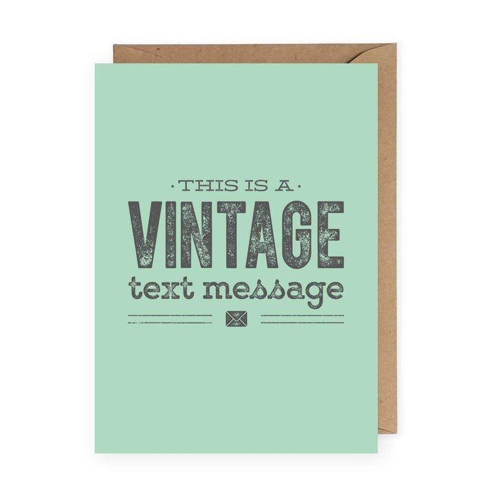 The Anastasia Co - Vintage Text Message Greeting Card - Gypsy's Graveyard, LLC