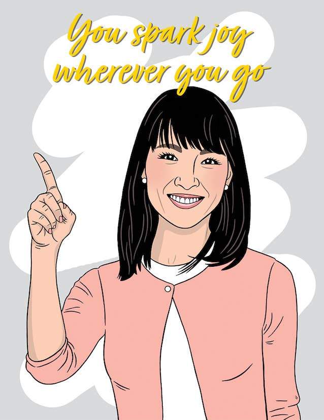 The Found - Marie Kondo Spark Joy BDAY Card - Gypsy's Graveyard, LLC