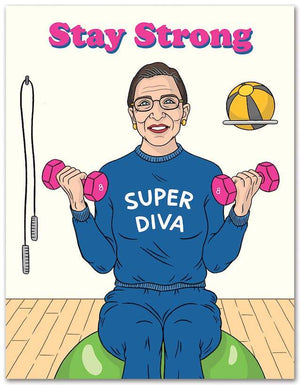 The Found - RBG Stay Strong BDAY Card - Gypsy's Graveyard, LLC